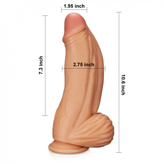 10.6 inch huge thick monster toy dildo