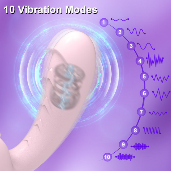 10 licking & vibrating soft clitoral tongue vibrator and licking clit clitoris stimulator