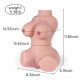 11.8” realistic doll male masturbator with breast pussy ass