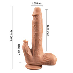 4 in 1 clitoral stimulation multifunctional realistic dildo remote control