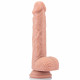 8 inch dual density realistic suction cup dildo
