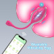 app bluetooth remote control rose vibrators egg for women  g spot vibrating