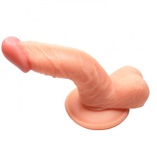 ethan - curved realistic suction cup dildo 4 inch