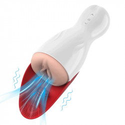 fenix - automatic blowjob male masturbator with testicle massage