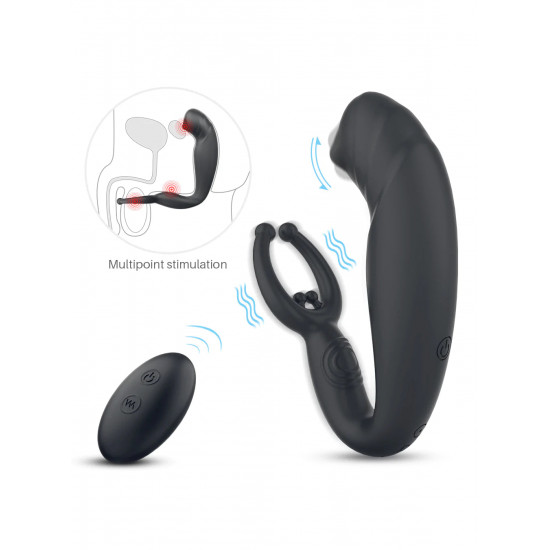 pm10 multifunctional vibrating prostate massager wireless remote control