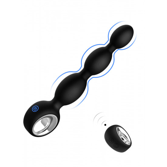 pm7 ball bearing prostate massager 12 frequency vibration remote control