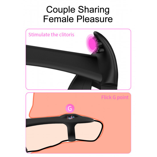 pr21 cock ring 12 frequency penis vibration clitoris g-spot stimulation couple sex toy