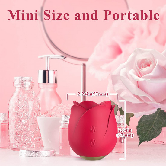 rose clitoral nipple stimulator-small vibrators - flora