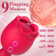 rose small vibrators with 9 tapping modes clitoral nipple stimulator - fran