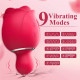 rose small vibrators with 9 tapping modes clitoral nipple stimulator - fran