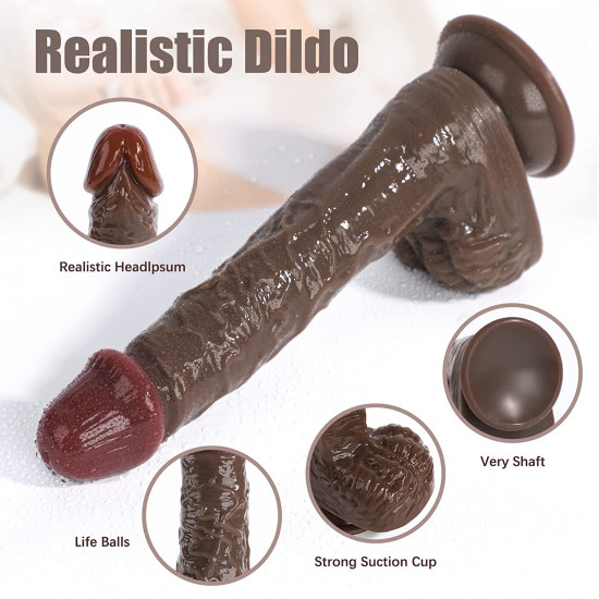 realistic thrusting dildo - kris