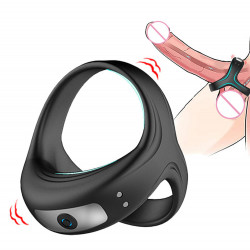 pr7 10 frequency vibration delay ejaculation penis ring waterproof
